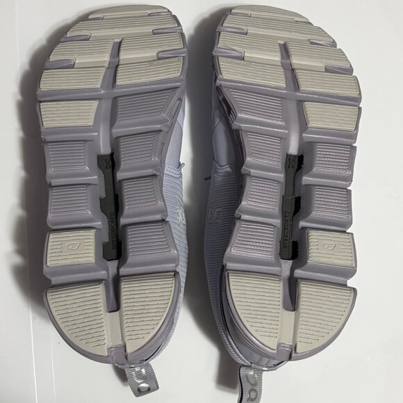 On Cloud Waterproof Shoes 7.5 Lavender Grey Running Sneakers Swiss Design - Picture 12 of 14